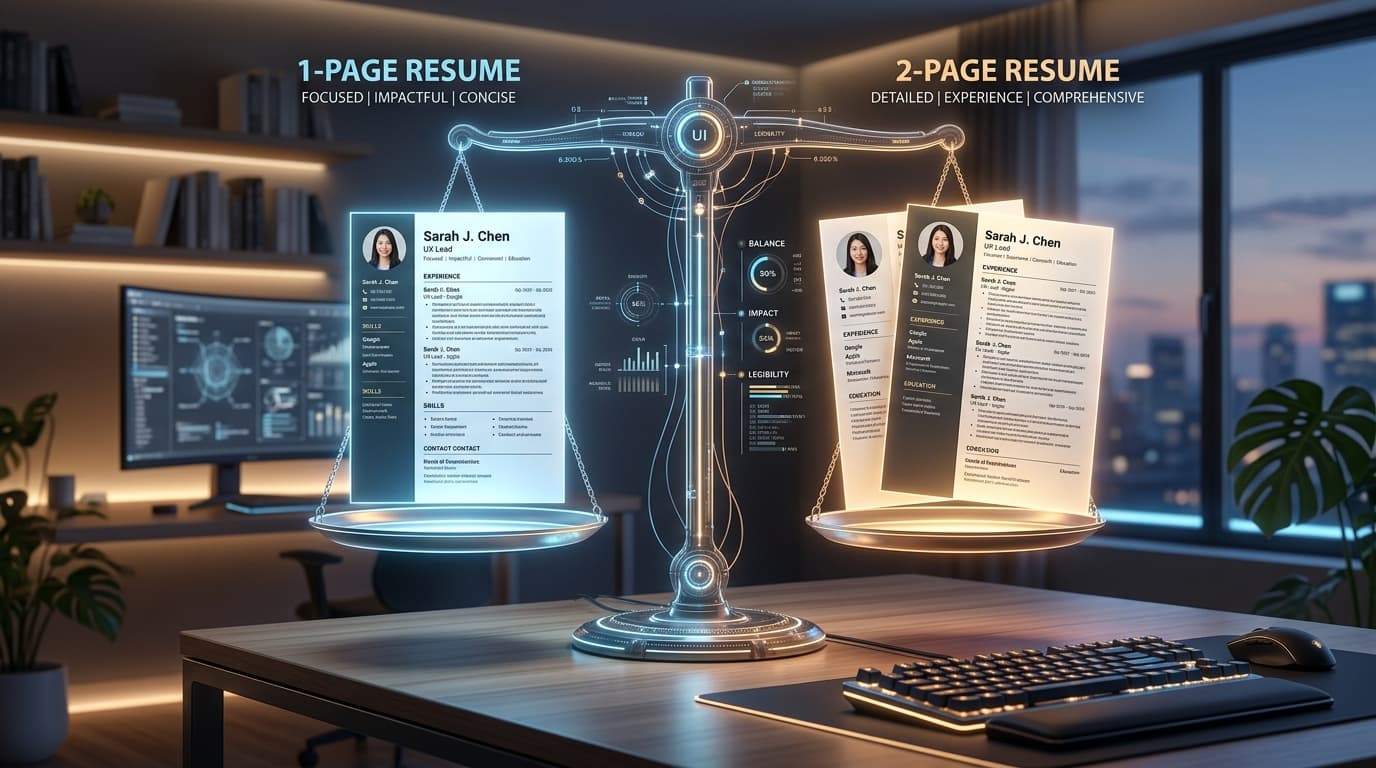 Ideal Resume Length One Or Two Pages