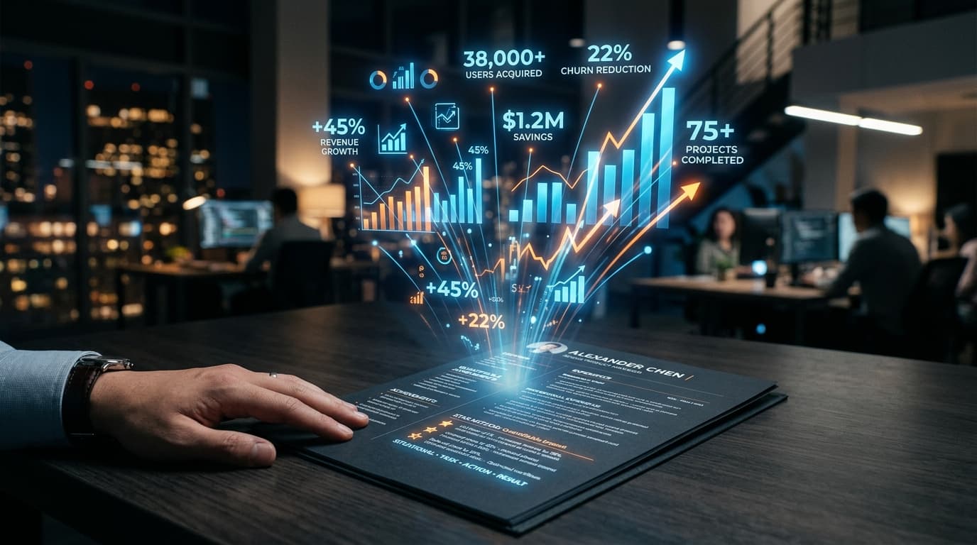 Quantify Resume Achievements Star Method